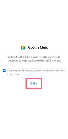 予約確定メールに記載のURLをタップ